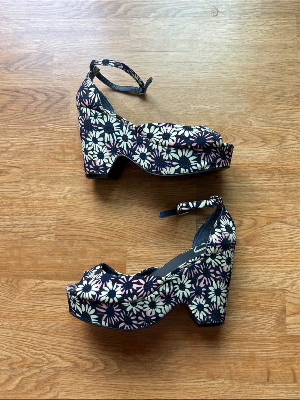 Kimchi blue platform wedges